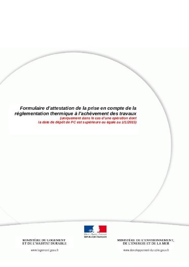 Affiche récapitulative : la RT2012, une obligation